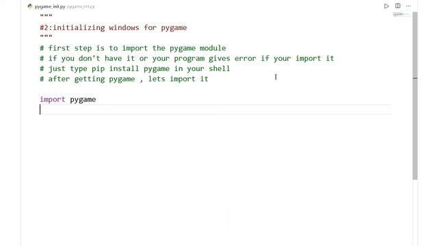 Initializing Window For Pygame | #2 Pygame | 2020 смотреть онлайн