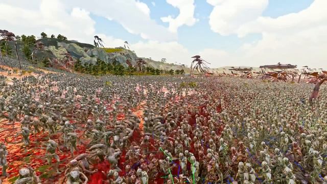 DARTH VADER vs 6,000,000 TRIPODS, ALIENS & PREDATORS - Ultimate Epic Battle Simulator 2 | UEBS 2 смотреть онлайн