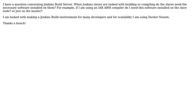 Jenkins Swarm Slave смотреть онлайн