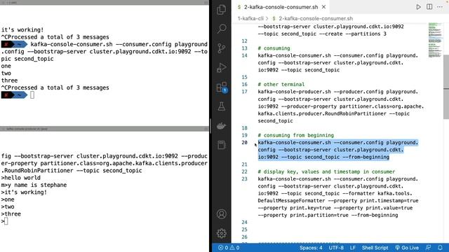 Kafka Console Consumer on Kafla CLI Tutorial смотреть онлайн