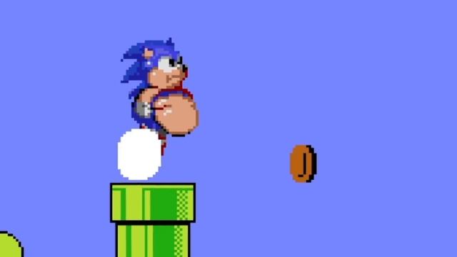 Super Mario Bros. but You are Sonic XL?! смотреть онлайн