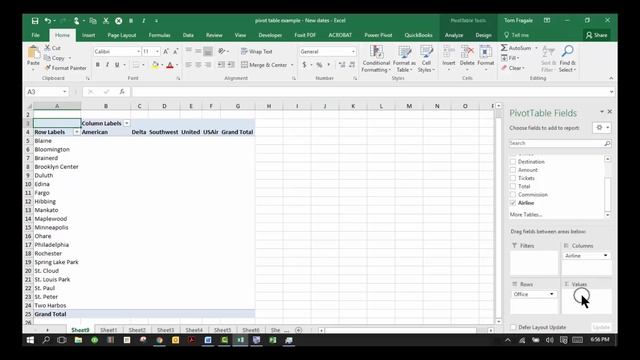 PC Quick Tip 11 Getting Started with Pivot Tables in Microsoft Excel смотреть онлайн