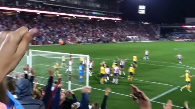 US Women Soccer goal against Australia смотреть онлайн