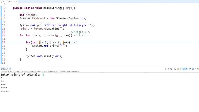 Java Programming Tutorial - 13 - Nested for loop смотреть онлайн