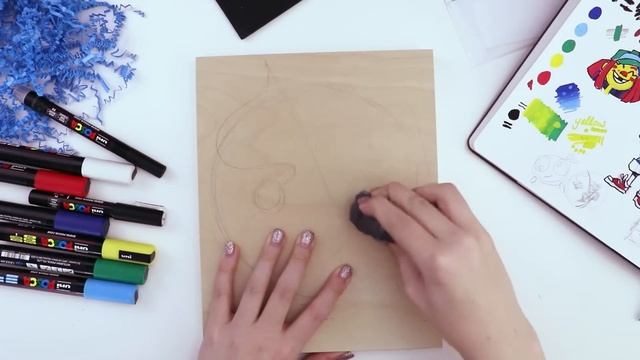 YOU CAN DRAW ON ANYTHING!? | Mystery Art Box | Paletteful Packs Unboxing | POSCA Paint Pens on Wood смотреть онлайн