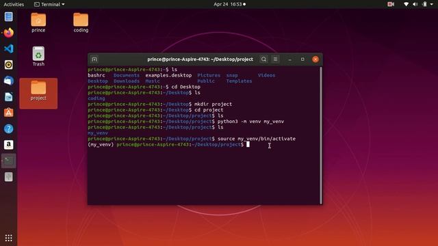 Python virtual environments in Ubuntu смотреть онлайн
