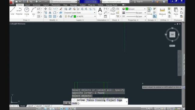 Learning AutoCAD 2013 Tutorial 9: "Offset, Trim and Extend". смотреть онлайн