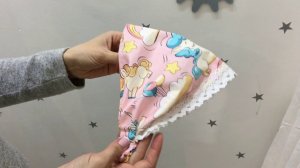 Как сшить косынку на резинке для девочки своими руками