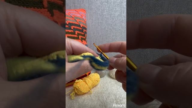 ?Остатки пряжи тебя больше не побеспокоят❗️❗️❗️((стильное вязание))