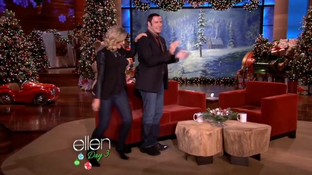 John Travolta & Olivia Newton John Ellen You're The One That I Want 05 12 12 смотреть онлайн