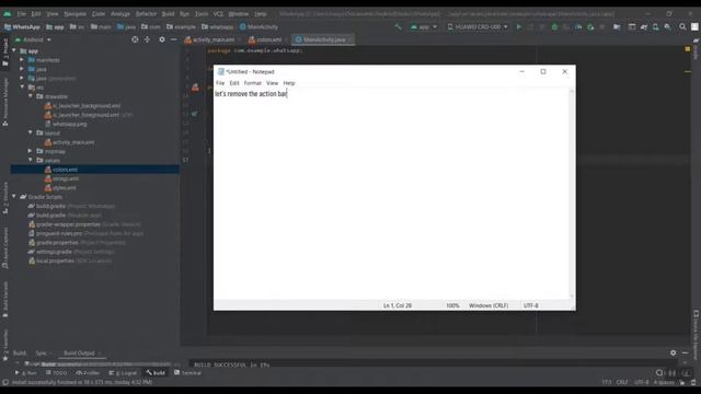 Create A WhatsApp Splash Screen || Splash Screen in Android || Android Studio Tutorial смотреть онлайн