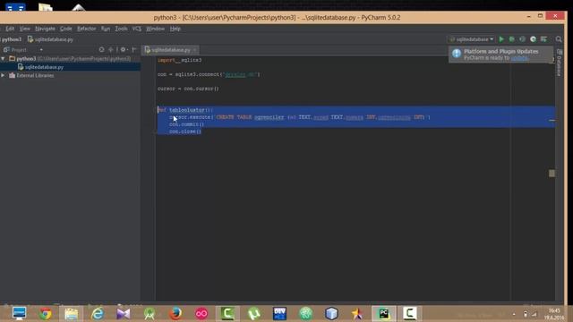 Python Dersleri 31 - Sqlite Veritabanı Tablo Oluşturma смотреть онлайн