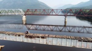 Витимский мост на мотоцикле 2024