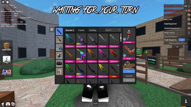 Giving a FREE Godly to random people in MM2! | Roblox смотреть онлайн