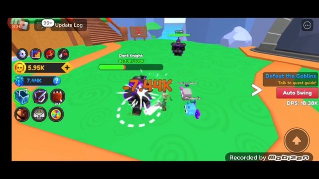 Играем в игру Sword Fighters Simulator в Roblox / Данин канал смотреть онлайн