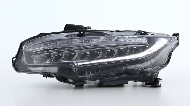 DNA Motoring 16-18 Honda Civic Black Headlights смотреть онлайн