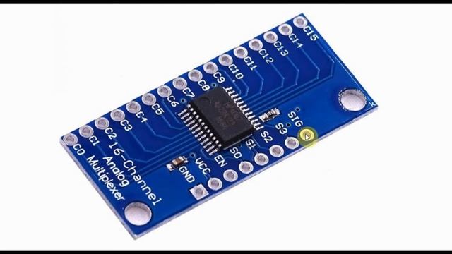 16-Channel Multiplexer Interface with Arduino смотреть онлайн