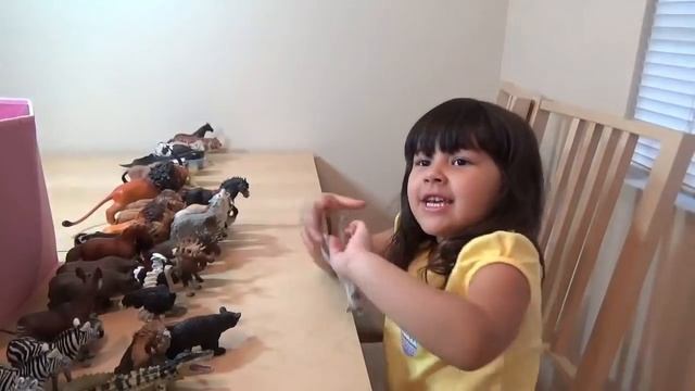 My Animal Toy Collection in the Box Schleich Safari Wildlife ZOO Farm Animals Toys смотреть онлайн