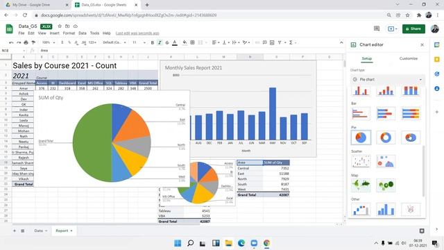 Make a Dashboard - Report with Google Sheet смотреть онлайн