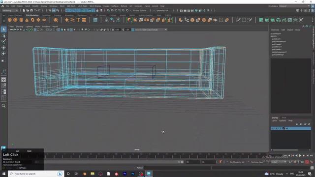 Autodesk Maya 2023 Modeling Tutorial l Sofa Modeling in MAYA смотреть онлайн