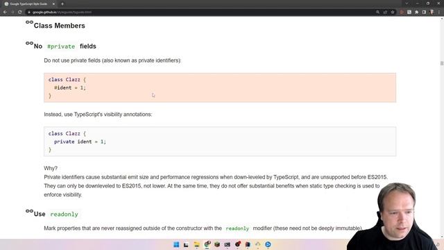 Typescript Google Code Style Part 1 смотреть онлайн