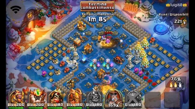 Guild War F2P tranne GULP! Guerra vs TOP Server! Skeletica Base - Empower Heroes!| Castle Clash IT смотреть онлайн