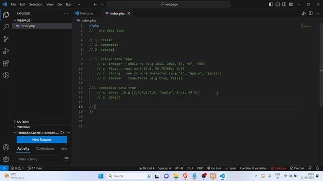 php & mysqli in hindi - Data type - part 4 смотреть онлайн