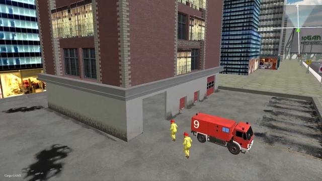 American Fire Fighter Truck Game - Android Gameplay - fire truck simulator смотреть онлайн