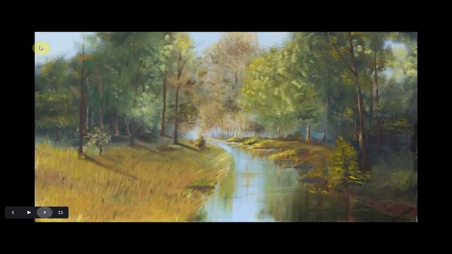 Landscape paintings. In this video I take you on a virtual tour of my landscape paintings. смотреть онлайн