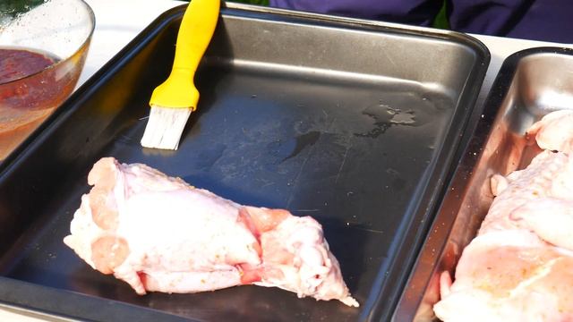 КРЫЛЬЯ ИНДЕЙКИ на МАНГАЛЕ. ШАШЛЫК из ИНДЕЙКИ. смотреть онлайн