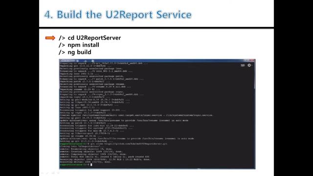 Install guide of U2Report service смотреть онлайн