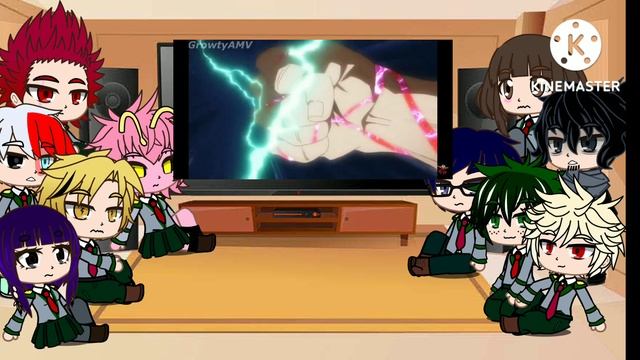 class 1-A react to Izuku's fights (part 1 Izuku vs muscular) read description смотреть онлайн