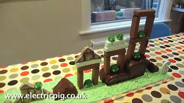 Playable Angry Birds cake смотреть онлайн