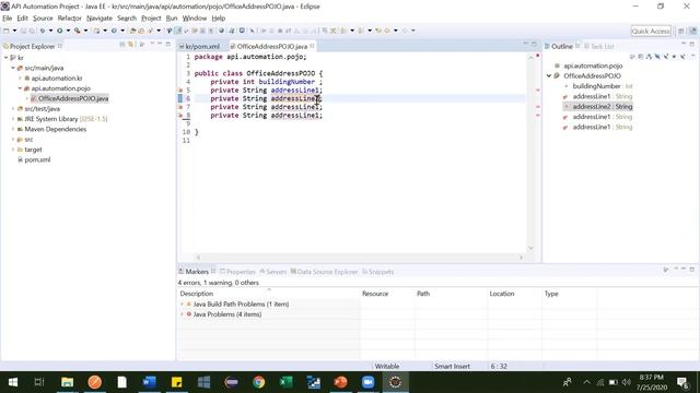 21. API Automation Framework - Create POJO classes Rest Assured, API Automation Playlist смотреть онлайн
