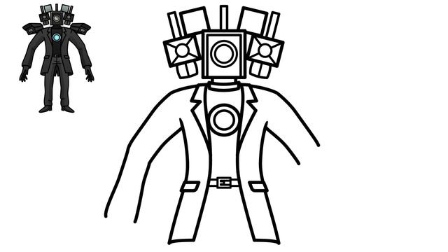 HOW TO DRAW TITAN CAMERAMAN | Skibidi Toilet - Easy Step by Step Drawing смотреть онлайн