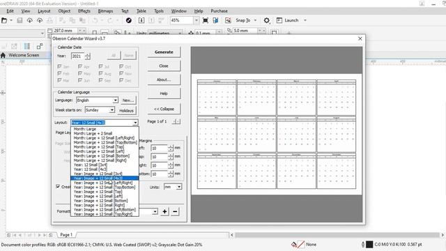 How To Create Calendar in Corel DRAW || कैलेंडर कैसे बनाये смотреть онлайн