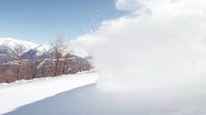 Весенний карвинг по трассам. Горные лыжи скоростной спуск