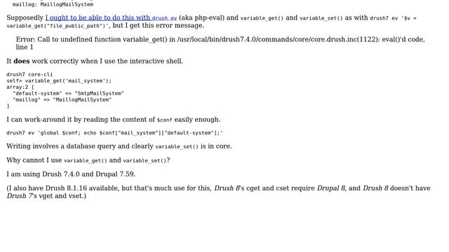 Drupal: Call to undefined function variable_get() смотреть онлайн