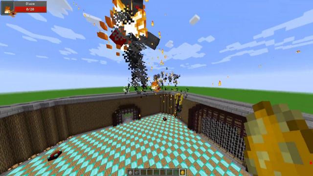 STONE GARGOYLE VS BLAZE - MINECRAFT 1.12.2 (MOB BATTLE) смотреть онлайн