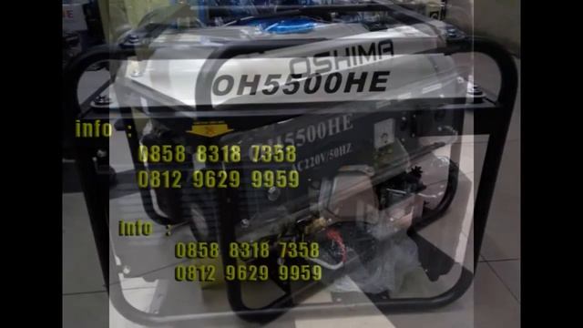 Genset Honda 3000 Watt Oshima OH 5500 HE Putih open bensin смотреть онлайн