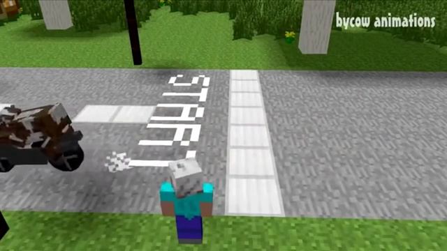 Гонки на моциках в майенкрафт смотреть онлайн