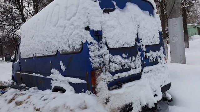 Cold starting Ford Transit 1997 Diesel Lucas Epic after 2 month/Холодный старт Форд транзит минус15 смотреть онлайн