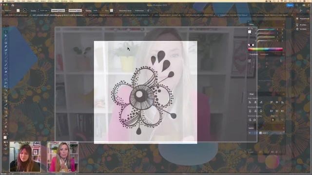 Digitizing Your Doodles and Creating Pattern Designs in Adobe Illustrator with Rachael Taylor смотреть онлайн