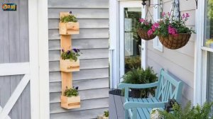 Лучшие идеи подвесных кашпо для двора и летнего сада.