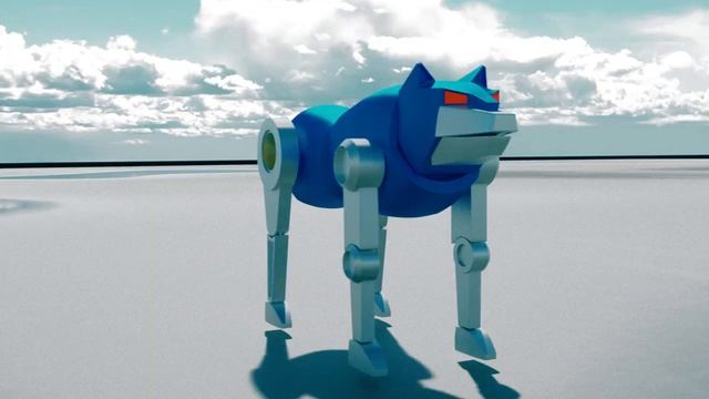 MMPR Ninja Megazord formation (made in Blender) смотреть онлайн