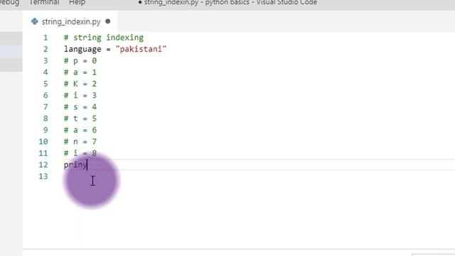 string indexing in python смотреть онлайн