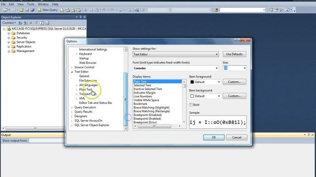 SQL Query Options смотреть онлайн