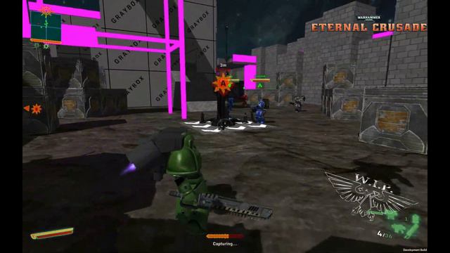 Warhammer 40,000: Eternal Crusade Alpha In-Game Footage - POI Capture смотреть онлайн
