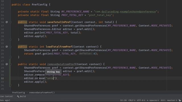How to Remove Shared Preferences Data | Delete Shared Preference Value | Android Studio Tutorial смотреть онлайн