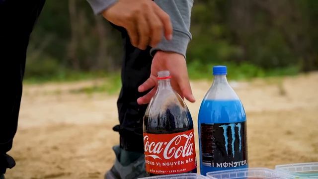 How to make Rainbow Snake with Orbeez, Coca Cola, Monster, Fanta, Sprite vs Mentos & Popular Sodas смотреть онлайн